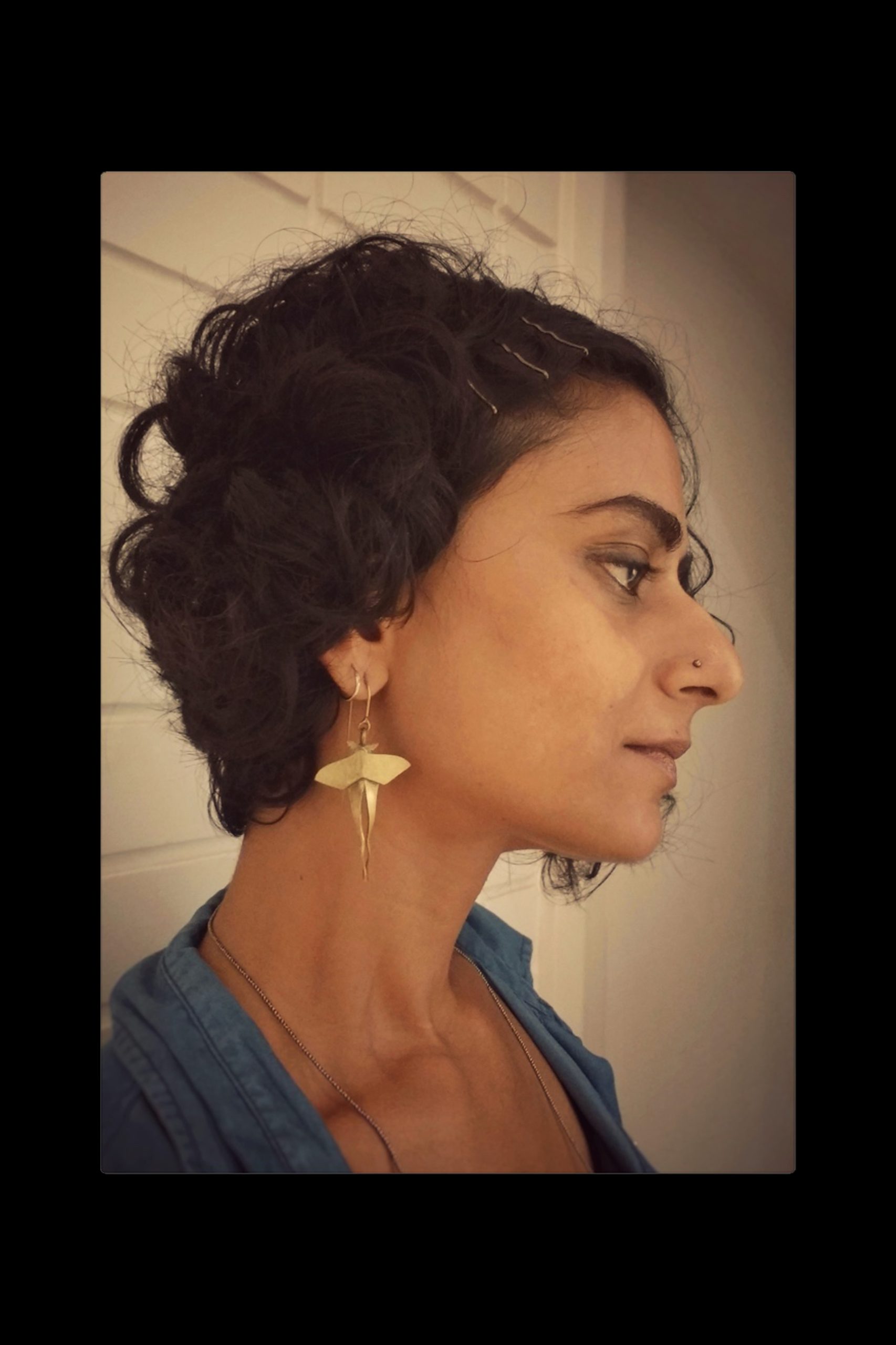 lunamoth dangler | earrings_plain - Image 3